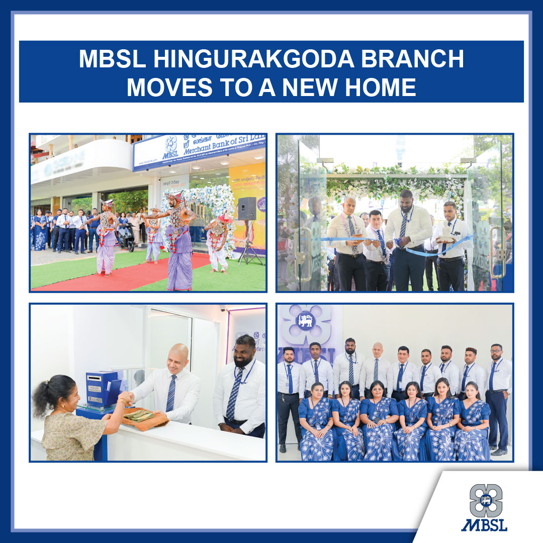 MBSL HIGURAKGODA BRANCH RE-OPENS WITH NEW LOOK