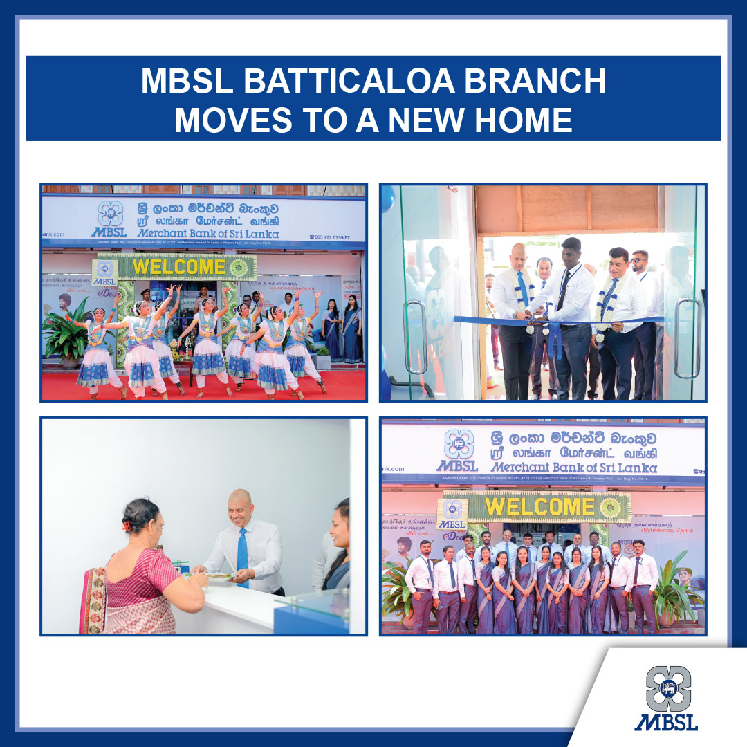 MBSL BATTICALOA BRANCH RE-OPENS WITH NEW LOOK